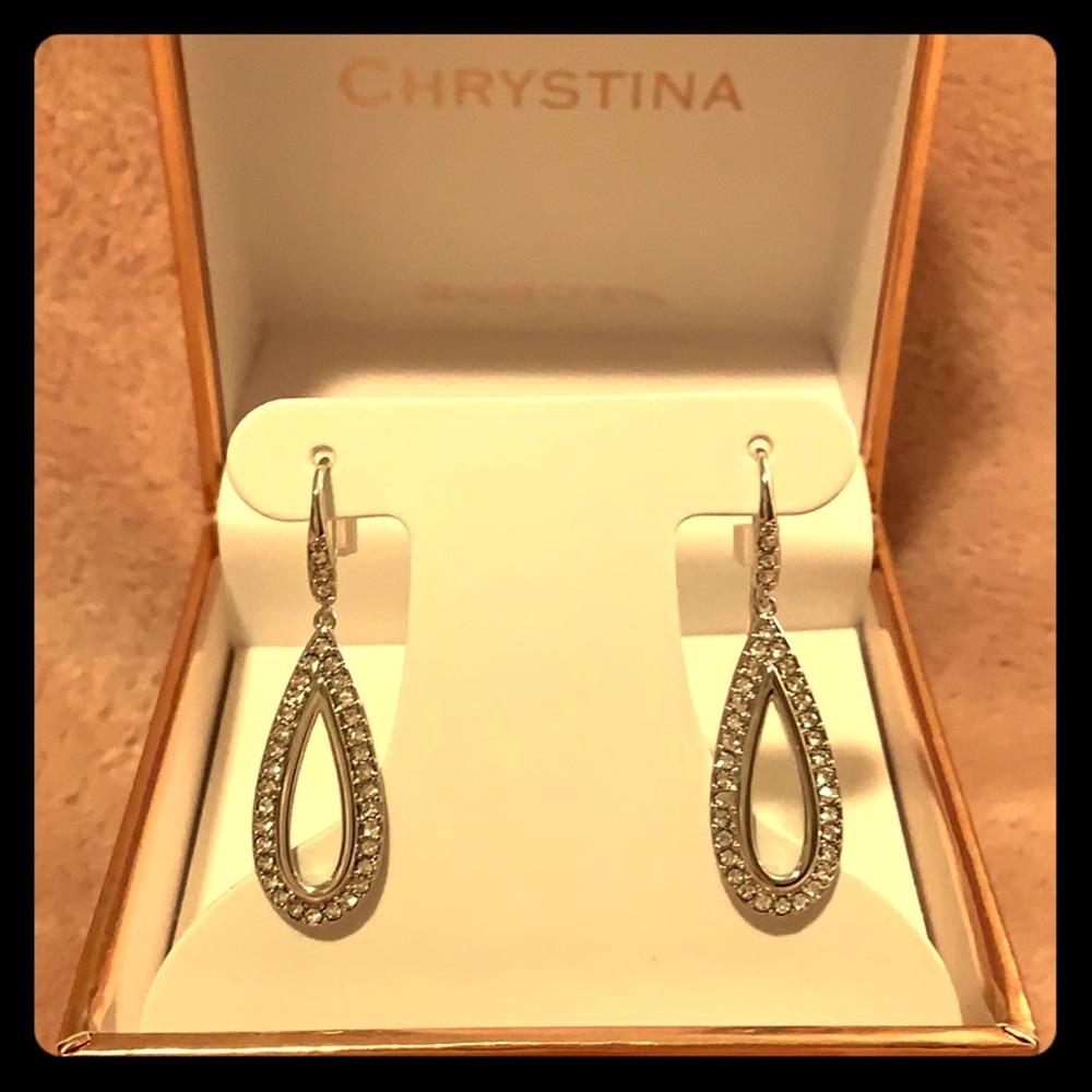 NWT drop earrings by chrystina